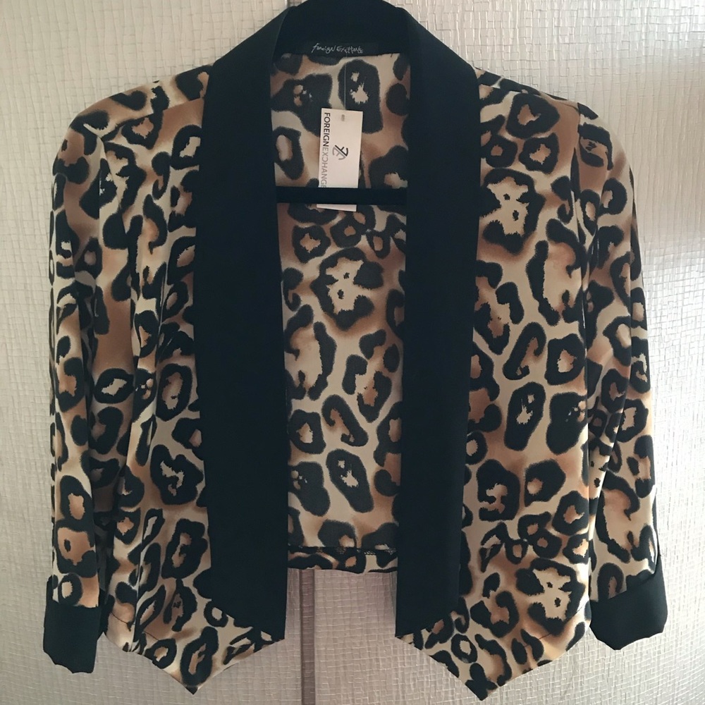 Crop blazer